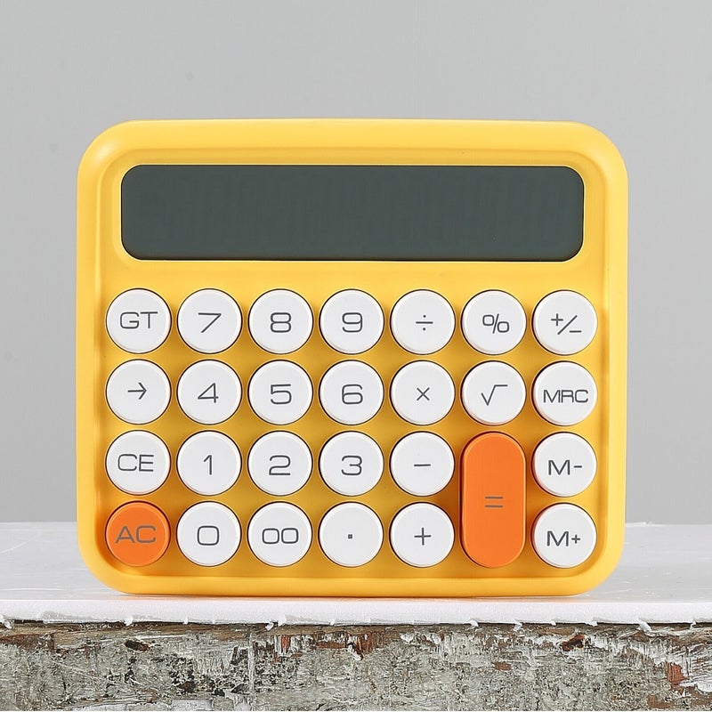 Voice High Color Value Calculator Internet Celebrated Retro Fashion Round Key Large Large Screen Jn800 Computer For Office - Image 1